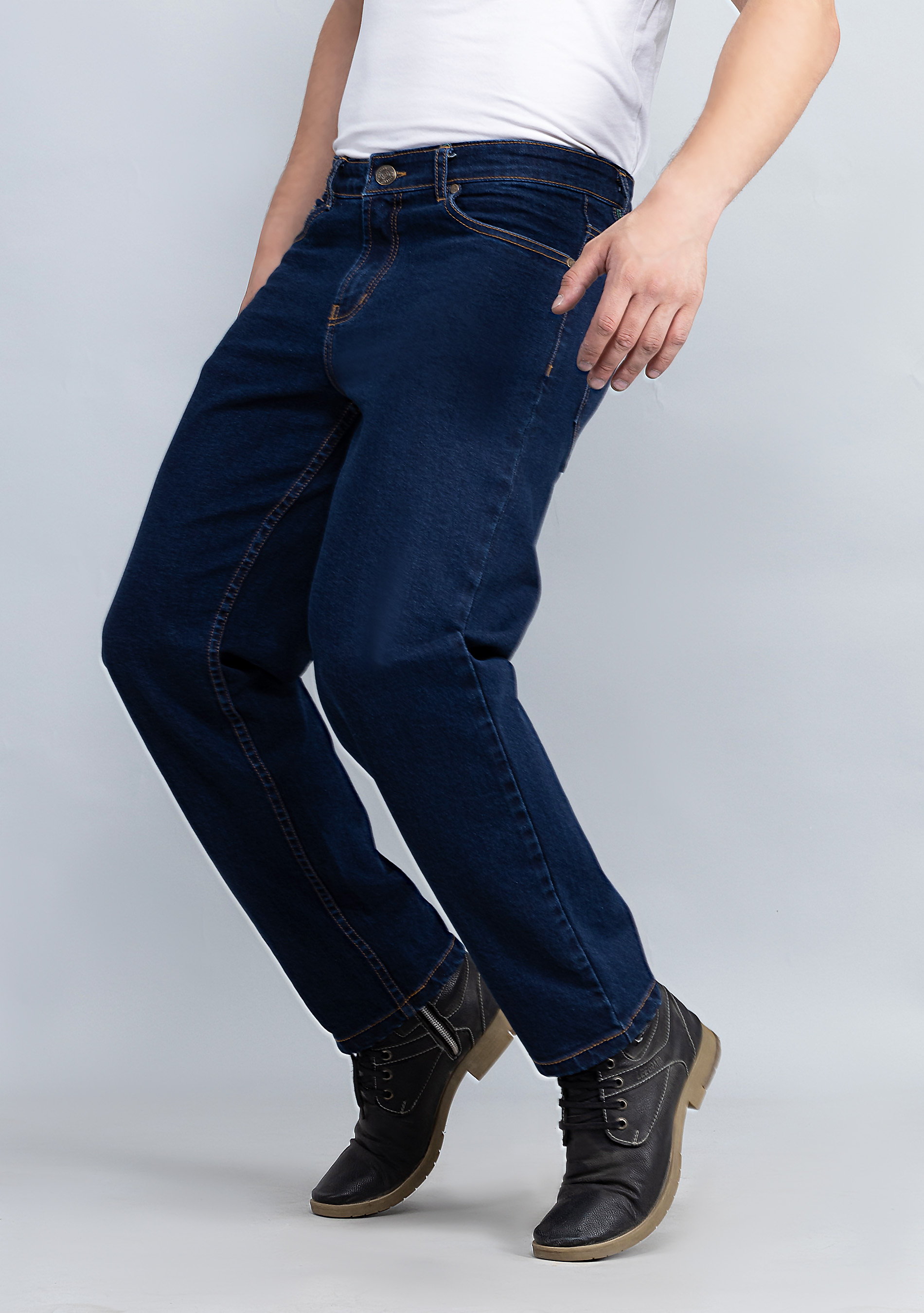 Blue Straight Fit Rhysley Men's Jeans - Buy Online in India @ Mehar