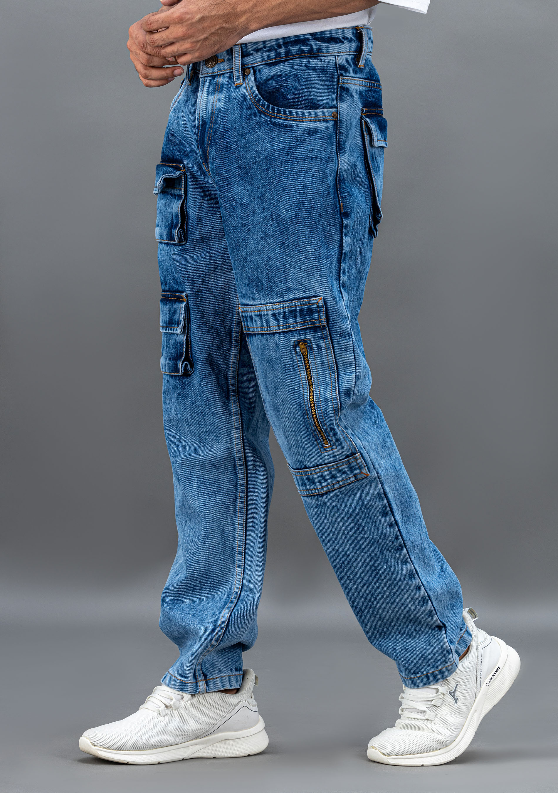 Blue Straight Fit Men's Fashion Jeans - Buy Online in India @ Mehar