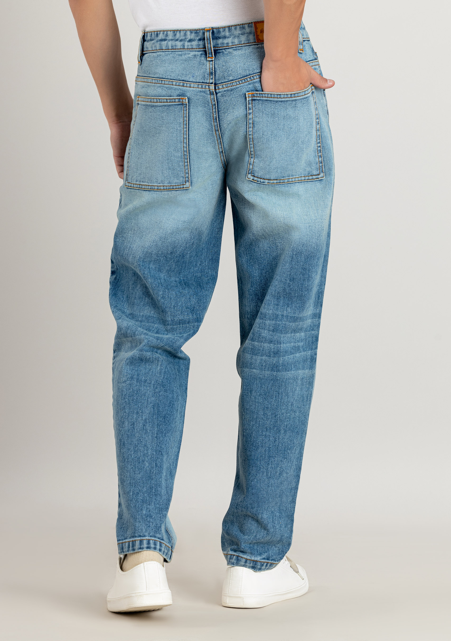 Blue Straight Fit Men's Jeans - Buy Online in India @ Mehar