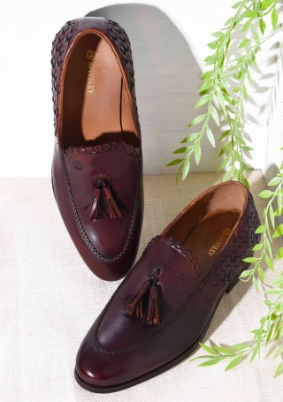 Brown Slip-On Men's Formal Leather Shoes