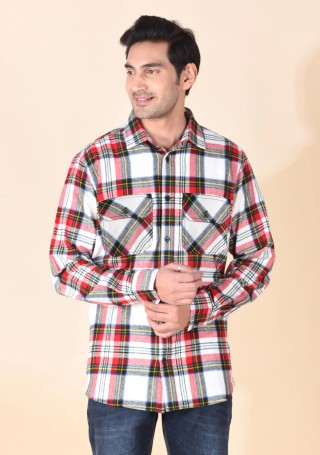 Multi-Colour Flannel Regular Fit Men's Shirt