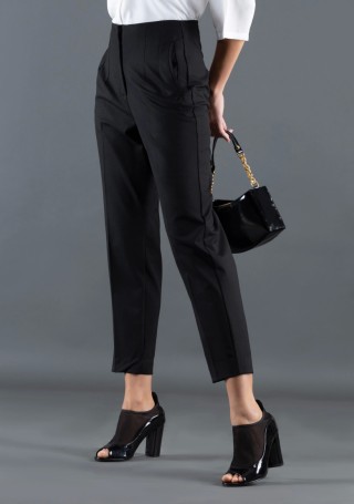 Black Slim Fit Rhysley Women's Trousers