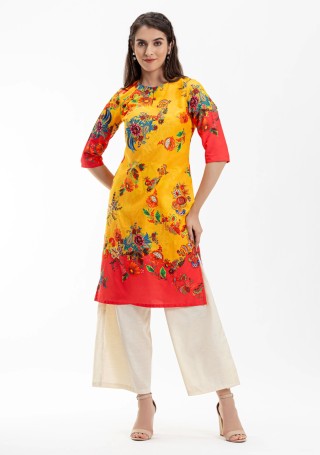 Diwali Special Kurti Pant Set Indian Designer Bohemian Straight Kurti With  Pant | eBay