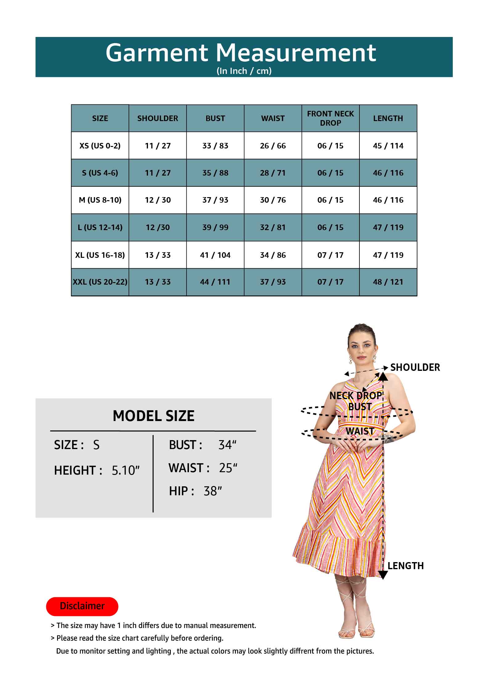 Multi-Colour Stripes Rayon Slub Flared Midi Dress - Buy Online in India ...